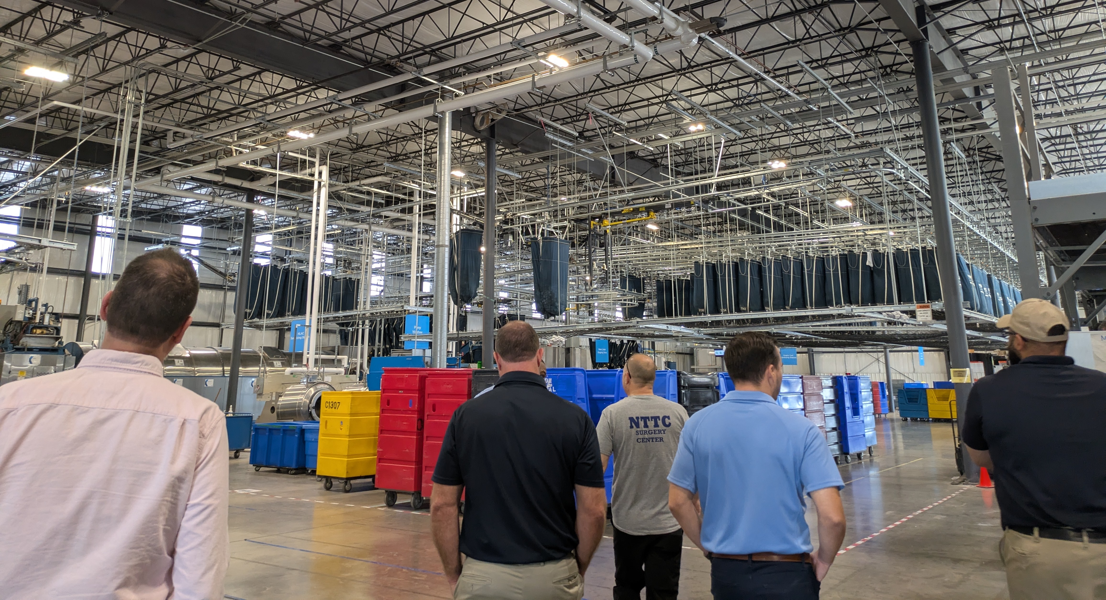 tascs touring nixon medical's facility in cleburne, texas