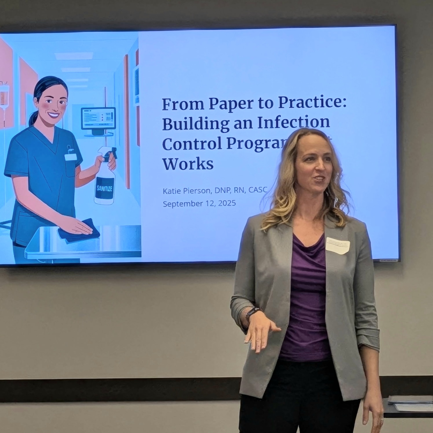 texas asc society infection control event speaker